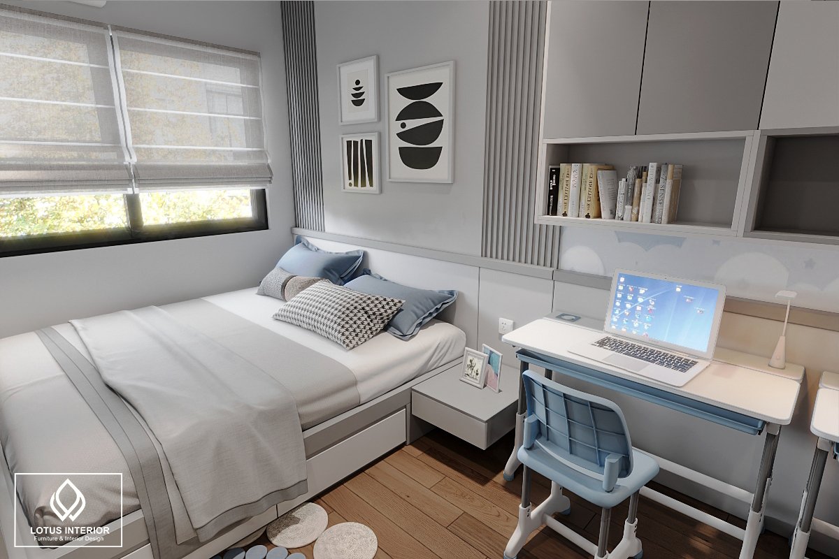 Nội thất phòng ngủ con trai