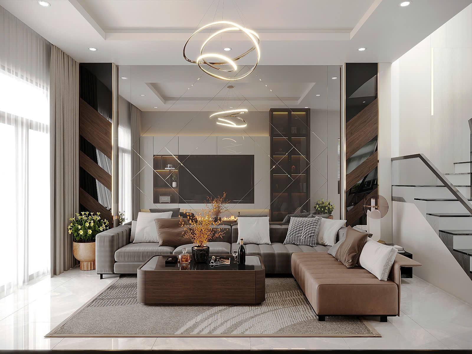 Thiết kế thi công nội thất nhà phố