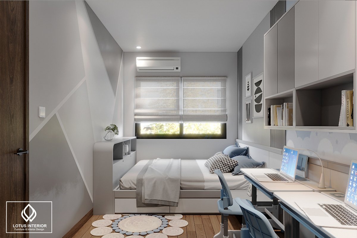 Nội thất phòng ngủ con trai