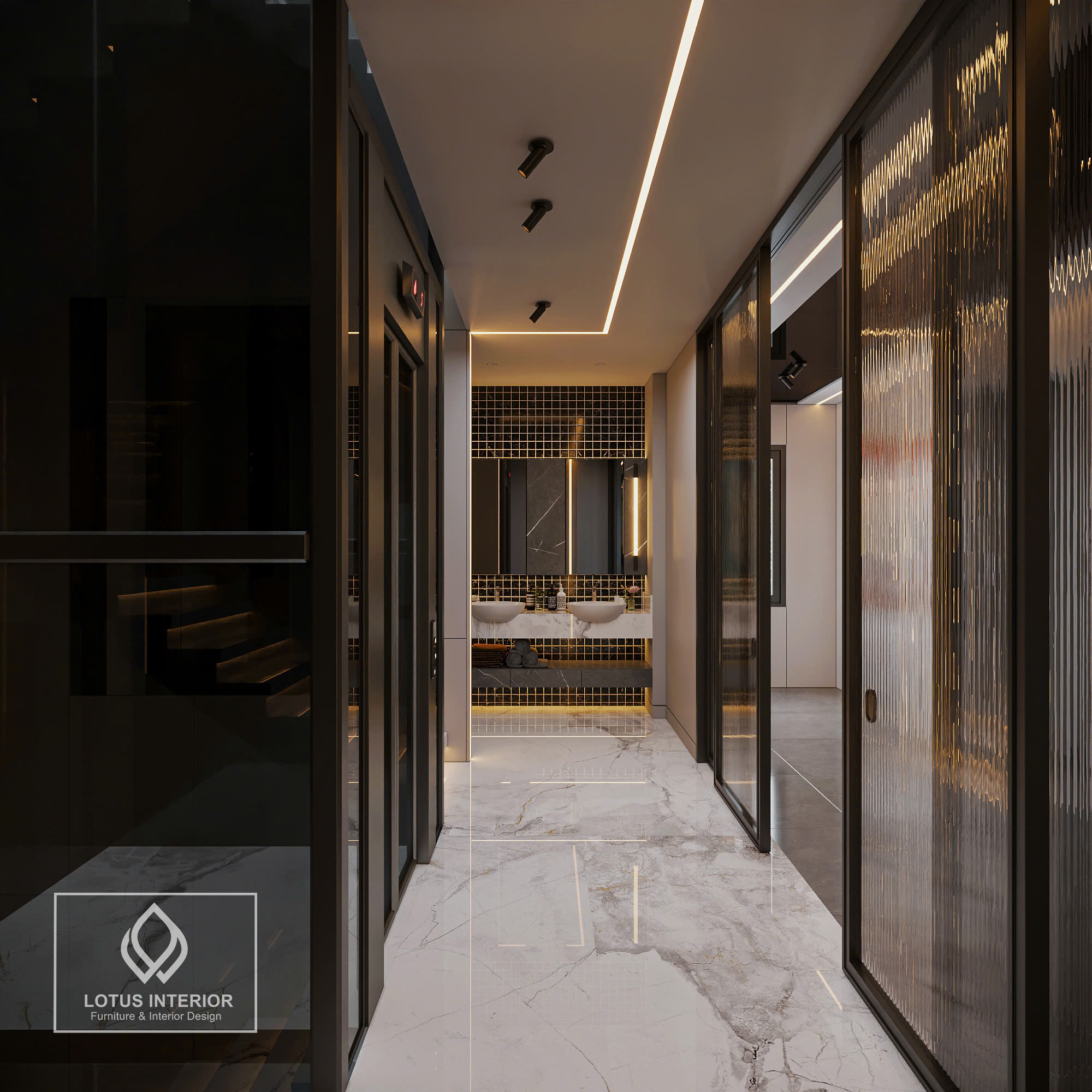 Nội thất phòng thay đồ