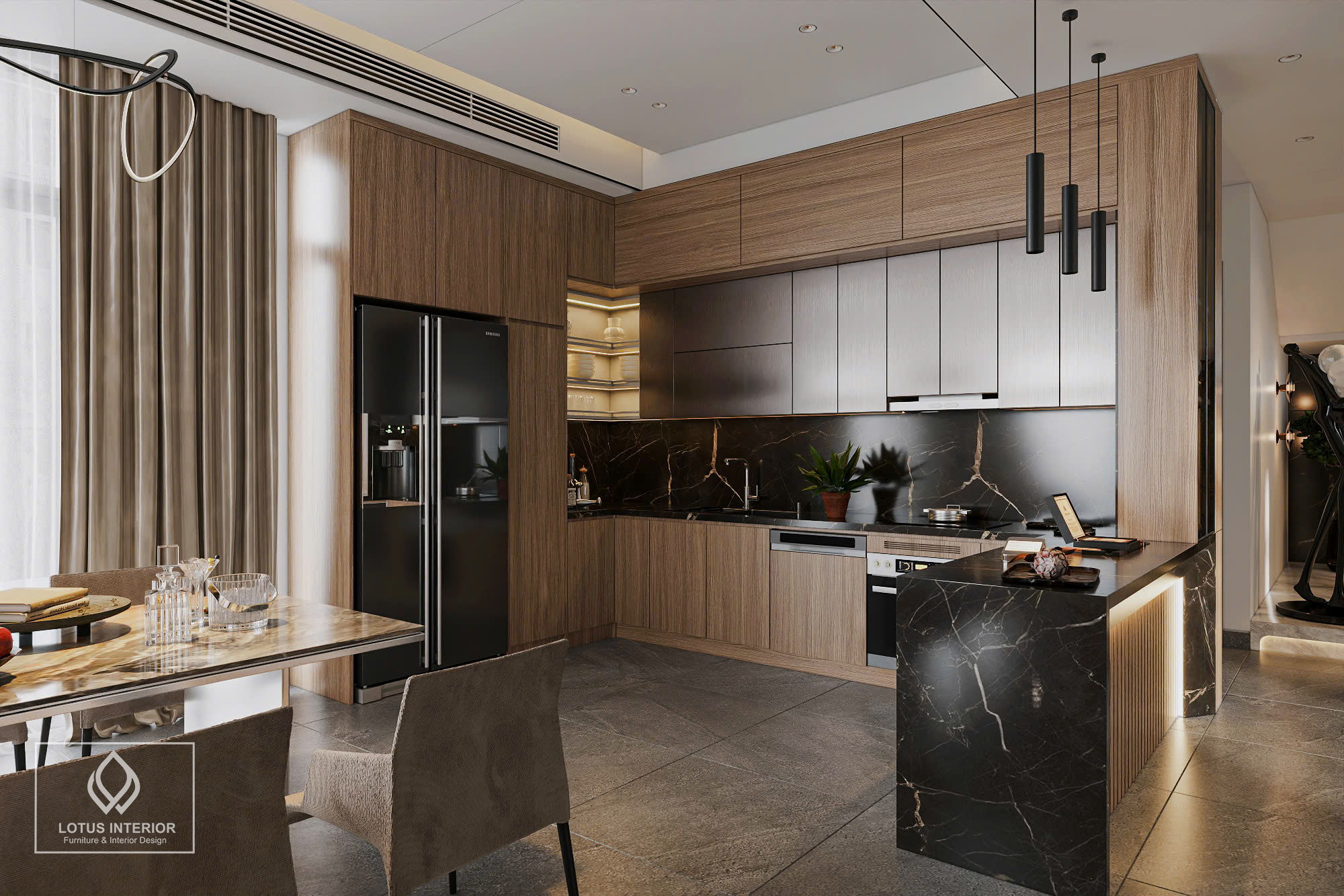 Nội thất phòng bếp