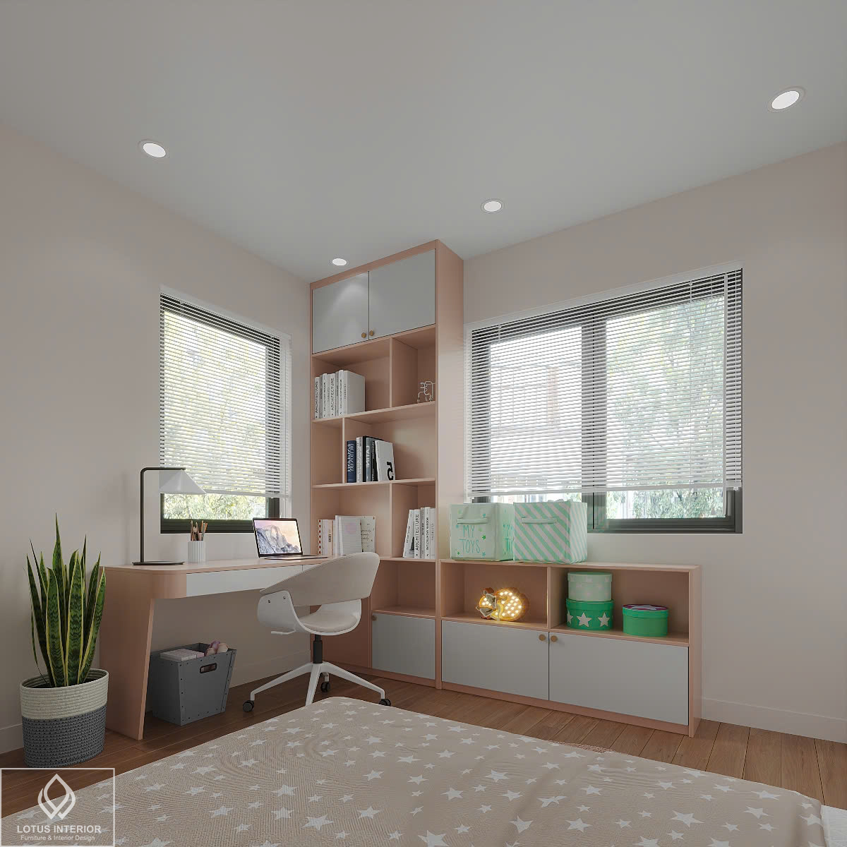 Góc học tập cho bé