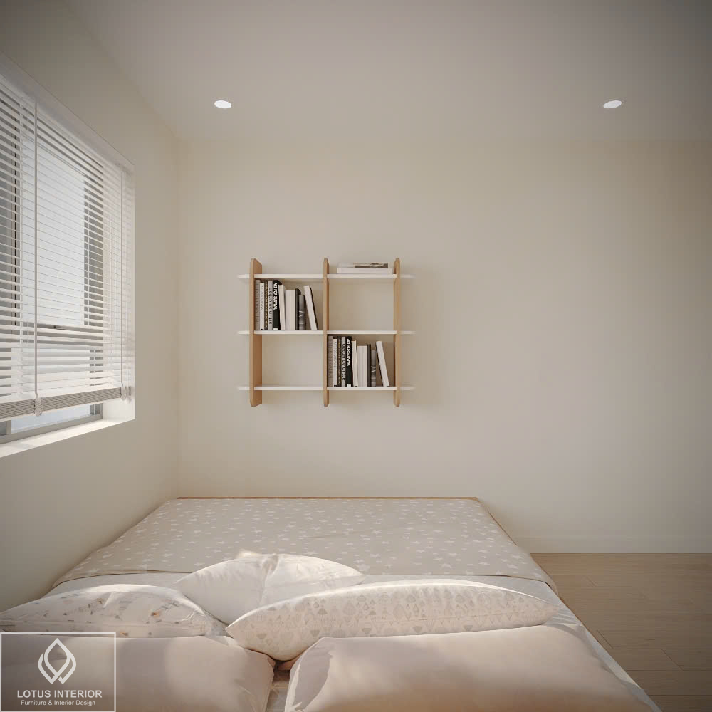 Nội thất phòng ngủ tối giản