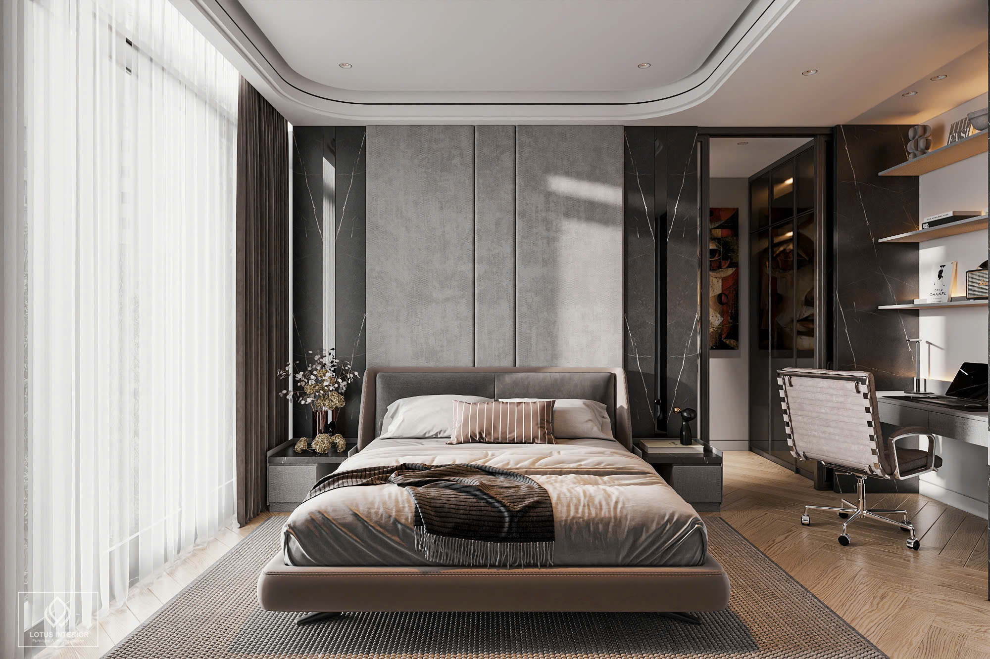 Nội thất phòng ngủ Master